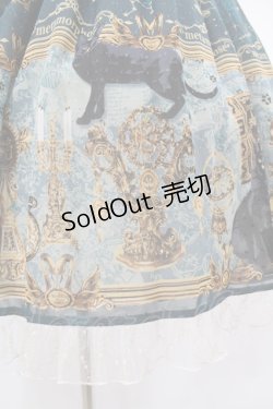 画像5: metamorphose / 黒猫と魔法の地図リボンジャンパースカート サイズ1  H-25-03-01-1030-ME-OP-NS-ZH