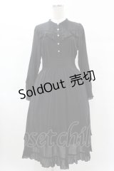 axes femme / フリルワンピース M ブラック H-25-03-01-1034-AX-OP-NS-ZH