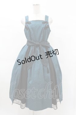 画像1: axes femme kawaii / チャイナジャガードジャンスカ M ブルーグリーン H-25-03-01-1037-AX-OP-NS-ZH
