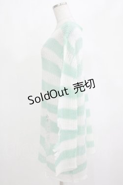 画像2: KILL STAR / Peppermint knit Sweater L ミント H-25-03-01-067-SL-TO-KB-ZY
