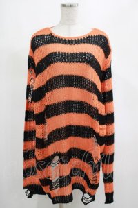 KILL STAR / Pumpkin Knit Sweater L オレンジ H-25-03-01-068-SL-TO-KB-ZH