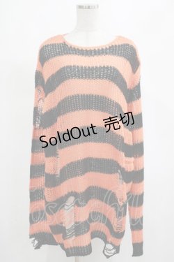 画像1: KILL STAR / Pumpkin Knit Sweater L オレンジ H-25-03-01-068-SL-TO-KB-ZH