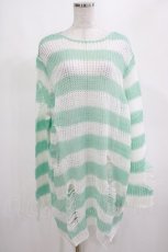 画像1: KILL STAR / Peppermint knit Sweater L ミント H-25-03-01-069-SL-TO-KB-OS (1)