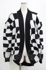 KILL STAR / Your Move Cardigan XS 黒×白 H-25-03-01-070-SL-TO-KB-ZH