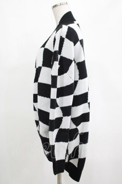 画像2: KILL STAR / Your Move Cardigan XS 黒×白 H-25-03-01-070-SL-TO-KB-ZH