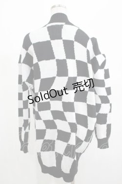 画像3: KILL STAR / Your Move Cardigan XS 黒×白 H-25-03-01-070-SL-TO-KB-ZT311