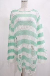 KILL STAR / Peppermint knit Sweater L ミント H-25-03-01-071-SL-TO-KB-ZT206