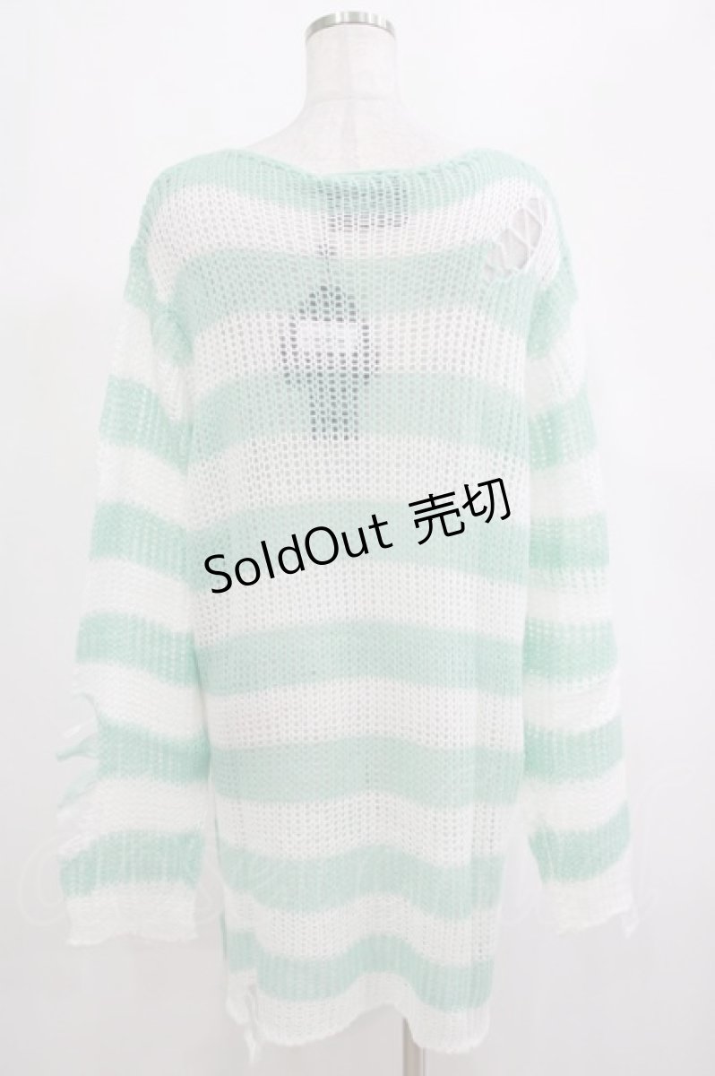画像3: 【SALE】KILL STAR / Peppermint knit Sweater L ミント H-25-03-01-071-SL-TO-KB-ZT206 (3)