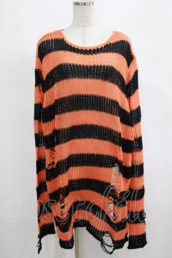 画像1: KILL STAR / Pumpkin Knit Sweater XL オレンジ H-25-03-01-072-SL-TO-KB-ZH