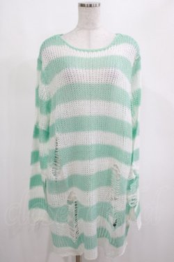 画像1: KILL STAR / Peppermint knit Sweater L ミント H-25-03-01-073-SL-TO-KB-OS