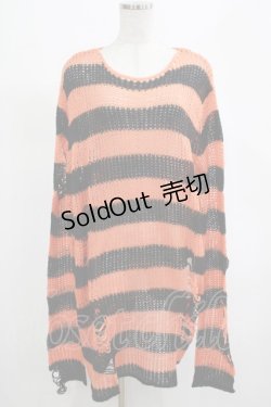 画像1: KILL STAR / Pumpkin Knit Sweater XL オレンジ H-25-03-01-074-SL-TO-KB-ZI