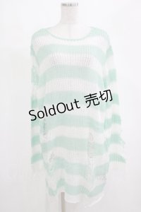 KILL STAR / Peppermint knit Sweater L ミント H-25-03-01-075-SL-TO-KB-ZI