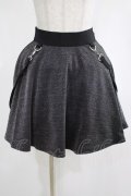 KILL STAR / Studio 666 Skater Skirt XS グリッターブラック H-25-03-01-007-SL-SK-KB-ZH