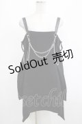 KILL STAR / Pleasure & Chain Dress S 黒 H-25-03-01-008-SL-OP-KB-ZS