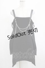 KILL STAR / Pleasure & Chain Dress S 黒 H-25-03-01-008-SL-OP-KB-ZS