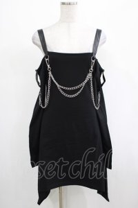 KILL STAR / Pleasure & Chain Dress S 黒 H-25-03-01-008-SL-OP-KB-ZH
