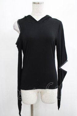 画像1: KILL STAR / Morwen Hooded Top S ブラック H-25-03-01-009-SL-TO-KB-ZH