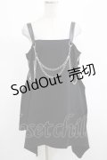 KILL STAR / Pleasure & Chain Dress S 黒 H-25-03-01-010-SL-OP-KB-ZY