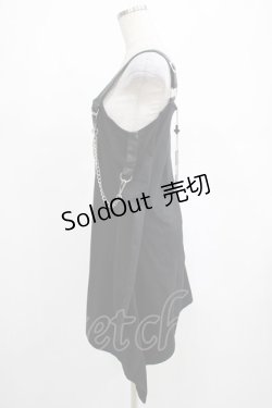 画像2: KILL STAR / Pleasure & Chain Dress S 黒 H-25-03-01-010-SL-OP-KB-ZY