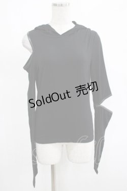 画像1: KILL STAR / Morwen Hooded Top S ブラック H-25-03-01-011-SL-TO-KB-ZH