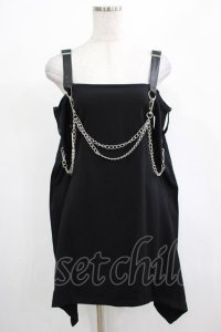 KILL STAR / Pleasure & Chain Dress S 黒 H-25-03-01-012-SL-OP-KB-ZH