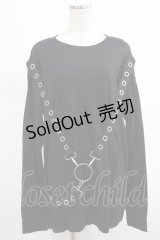 KILL STAR / Ruckus Long Sleeve Top M 黒 H-25-03-01-013-SL-TO-KB-ZH