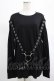画像1: KILL STAR / Ruckus Long Sleeve Top M 黒 H-25-03-01-013-SL-TO-KB-ZH (1)