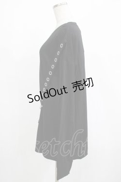 画像2: KILL STAR / Ruckus Long Sleeve Top M 黒 H-25-03-01-013-SL-TO-KB-ZH