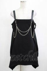 KILL STAR / Pleasure & Chain Dress S 黒 H-25-03-01-014-SL-OP-KB-ZH