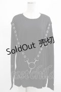 KILL STAR / Ruckus Long Sleeve Top M 黒 H-25-03-01-017-SL-TO-KB-ZI