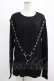 画像1: KILL STAR / Ruckus Long Sleeve Top M 黒 H-25-03-01-017-SL-TO-KB-ZH (1)