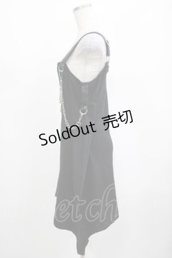 画像2: KILL STAR / Pleasure & Chain Dress S 黒 H-25-03-01-018-SL-OP-KB-ZY