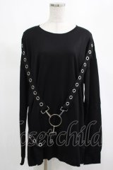 KILL STAR / Ruckus Long Sleeve Top M 黒 H-25-03-01-019-SL-TO-KB-ZH