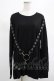 画像1: KILL STAR / Ruckus Long Sleeve Top M 黒 H-25-03-01-019-SL-TO-KB-ZH (1)