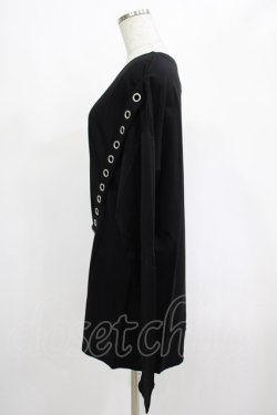 画像2: KILL STAR / Ruckus Long Sleeve Top M 黒 H-25-03-01-019-SL-TO-KB-ZH