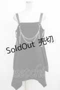 KILL STAR / Pleasure & Chain Dress S 黒 H-25-03-01-020-SL-OP-KB-ZI