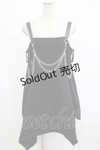 KILL STAR / Pleasure & Chain Dress S 黒 H-25-03-01-020-SL-OP-KB-ZI