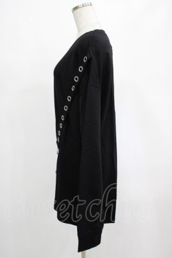 画像2: KILL STAR / Ruckus Long Sleeve Top M 黒 H-25-03-01-021-SL-TO-KB-ZH