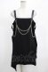 画像1: KILL STAR / Pleasure & Chain Dress S 黒 H-25-03-01-022-SL-OP-KB-OS (1)