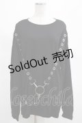 KILL STAR / Ruckus Long Sleeve Top M 黒 H-25-03-01-023-SL-TO-KB-ZH