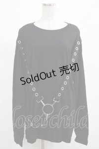 KILL STAR / Ruckus Long Sleeve Top M 黒 H-25-03-01-023-SL-TO-KB-ZH