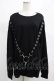 画像1: KILL STAR / Ruckus Long Sleeve Top M 黒 H-25-03-01-023-SL-TO-KB-ZH (1)