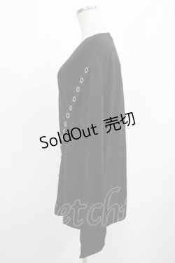 画像2: KILL STAR / Ruckus Long Sleeve Top M 黒 H-25-03-01-023-SL-TO-KB-ZH