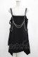 画像1: KILL STAR / Pleasure & Chain Dress M ブラック H-25-03-01-024-SL-OP-KB-OS (1)