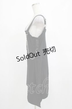 画像2: KILL STAR / Pleasure & Chain Dress M ブラック H-25-03-01-024-SL-OP-KB-OS