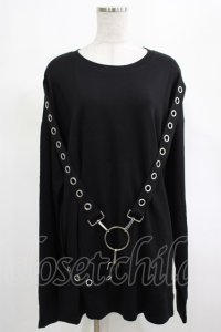 KILL STAR / Ruckus Long Sleeve Top M 黒 H-25-03-01-025-SL-TO-KB-OS