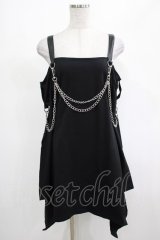 KILL STAR / Pleasure & Chain Dress M ブラック H-25-03-01-026-SL-OP-KB-ZI