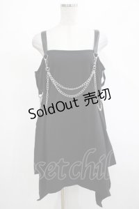 KILL STAR / Pleasure & Chain Dress M ブラック H-25-03-01-026-SL-OP-KB-ZI