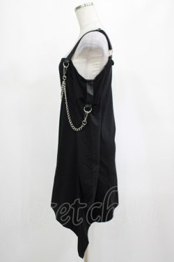画像2: KILL STAR / Pleasure & Chain Dress M ブラック H-25-03-01-026-SL-OP-KB-ZI