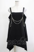 KILL STAR / Pleasure & Chain Dress M ブラック H-25-03-01-028-SL-OP-KB-ZI
